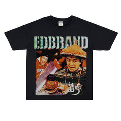 Film Star T Shirt Stephen Chow Derivative Short Sleeves Vintage American Street T-shirt
