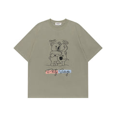 Ellie Seattle Shirt Loose Crew Neck Short Sleeve T-Shirt