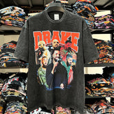 Drake T Shirts Hip Hop Drake Print Short Sleeve