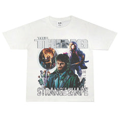 Film Star T Shirt Short Sleeve American Retro Loose Heavy round Neck Street T-shirt Men and Women