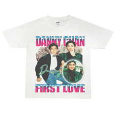 Film Star T Shirt Singer Danny Chan Printed Loose Cotton American T-shirt