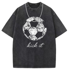 Men T Shirts Old vintage cotton short-sleeved T-shirt