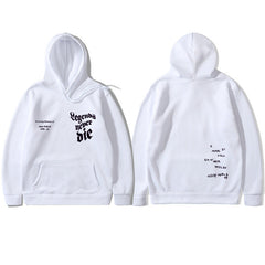 Juice WRLD in Loving Memory Hoodie Autumn and Winter Fleece Sweater Warm