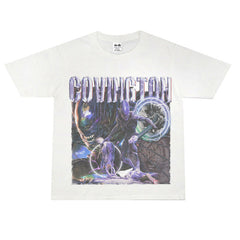 Film Star T Shirt Cotton Short Sleeve Loose Retro Design round Neck Heavy T-shirt Men