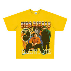 Film Star T Shirt North Kids Return Loose Heavy American Retro Street T-shirt