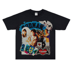 Film Star T Shirt Movie the Unmatchable Match Stephen Chow Short Sleeve American Street Printed T-shirt for Men and Women