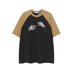 Camisas Vintage Hombre Vintage Loose Short Sleeve T-Shirt Top