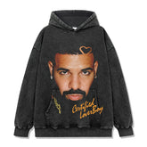 Drake Hoodie Old Long Sleeve Loose Hooded