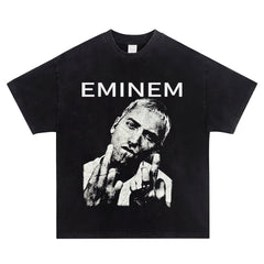 Detroit Eminem Hoodie Eminem Portrait Vintage Long Sleeve