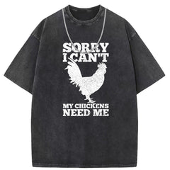 Men T Shirts Printed short-sleeved T-shirt washed and old