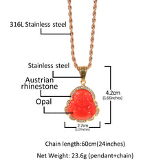 Jewelry Maitreya Buddha Pendant Far East