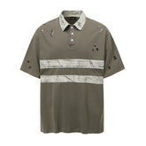 80s Casual Classics Shirts Lapel Loose Short Sleeve T-Shirt Summer Casual Top