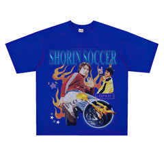 Film Star T Shirt Stephen Chow Short Sleeve American Retro T-shirt Men and Women