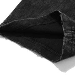 Men T Shirts Hip Hop Vintage Old Short Sleeve Printed T-Shirts