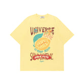 Ellie Seattle Shirt Cartoon Crew Neck Print Short Sleeve T-Shirt