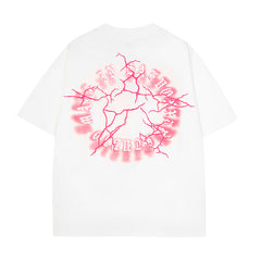 Camisas Vintage Hombre Vintage Lightning Short Sleeve T-Shirt