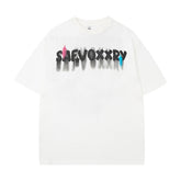 Camisas Vintage Hombre Graffiti Short Sleeve T-Shirt Loose Casual Top