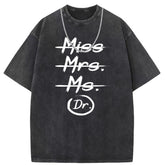 Men T Shirts Cotton short-sleeved T-shirt women's washed and old