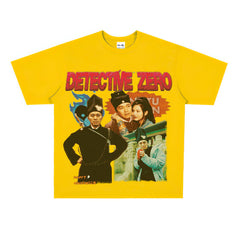 Film Star T Shirt Hong Kong Movie Surrounding Stephen Chow Short Sleeve American Retro T-shirt
