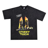 Film Star T Shirt Movie Garbage Street cotton loose short sleeve American retro trend T-shirt men
