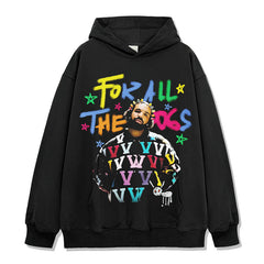 Drake Hoodie Printed Short Sleeve T-Shirt