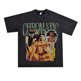 Film Star T Shirt Movie Zombie Pure Cotton Short Sleeve Loose Design T-shirt Men