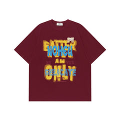 Ellie Seattle Shirt Vintage Graffiti Letter Short Sleeve T-Shirt oversize