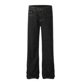 American Mens Jeans Retro Straight Jeans