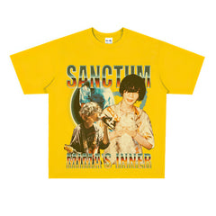 Film Star T Shirt Yonezu Kenshi Poster Commemorative Edition Loose Street T-shirt Men and Women