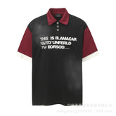 80s Casual Classics Shirts Summer Button Lapel POLO Shirt Short Sleeve