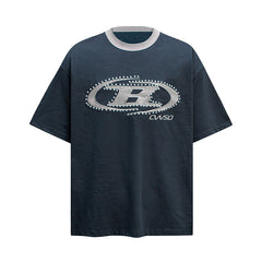 Ellie Seattle Shirt Vintage Short Sleeve T-Shirt Loose Oversize Top