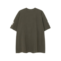 Camisas Vintage Hombre Short Sleeve T-Shirt Loose Top