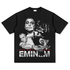 Detroit Eminem T Shirt Vintage Washed Old T-Shirt