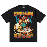 Detroit Eminem T Shirt Loose Heavy T Shirt