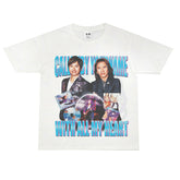 Film Star T Shirt Medium Loose Heavy Weight Retro Street Cotton T-shirt Men and Women