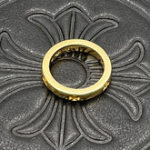 Chrome Heart Ring Golden Cross