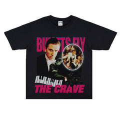 Film Star T Shirt the Legend of 1900 Loose Retro Street Cotton American T-shirt