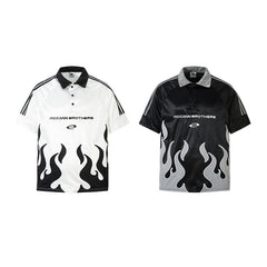 80s Casual Classics Shirts Quick-Drying V-Neck Short Sleeve Spring and Autumn T-Shirts