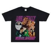 Film Star T Shirt Movie True Love First Loose American Retro Street Cotton T-shirt Men