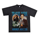 Film Star T Shirt Movie Dead Society Loose Retro Street Cotton T-shirt Men and Women