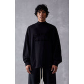 Fog Essentials Long Sleeve T-Shirt Silicone Logo Loose Crew Neck Long Sleeve T-Shirt