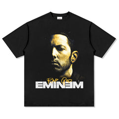 Detroit Eminem T Shirt Loose Heavy T Shirt