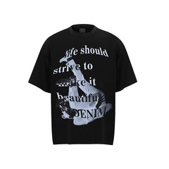 80s Casual Classics Shirts Hip Hop Vintage Portrait Washed Short Sleeve T-Shirts