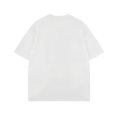 Ellie Seattle Shirt Cartoon Dog Print Short Sleeve T-Shirt