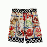 East Coast Shorts Summer Digital Print Men's Beach Shorts