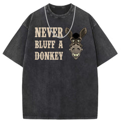 Men T Shirts Crew neck short sleeve T-shirt washed old American style