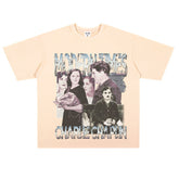 Film Star T Shirt Movie Chaplin Modern Era Loose Retro Street Cotton T-shirt