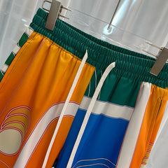 East Coast Shorts Summer Casual Digital Print Men's Shorts Beach Shorts