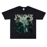 Film Star T Shirt Cotton Short Sleeve Loose Retro American Design T-shirt Men