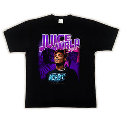 Juice WRLD T Shirt Vintage Juice WRLD Hip Hop Rap Loose Small Neckline